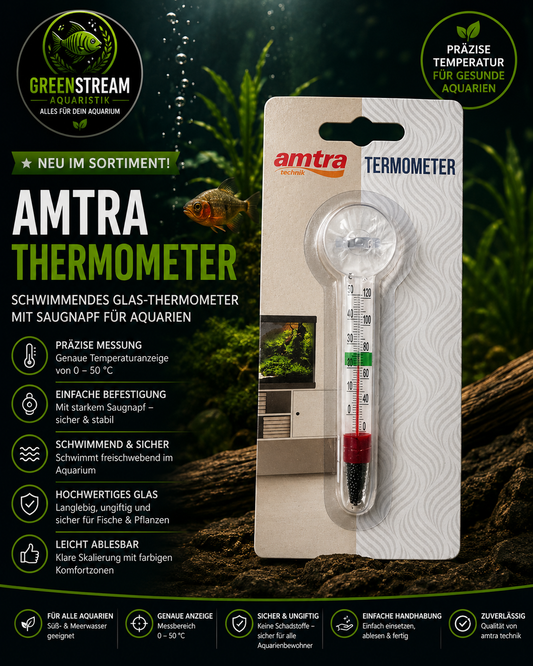 AMTRATHERMOMETER MIT SAUGNAPF