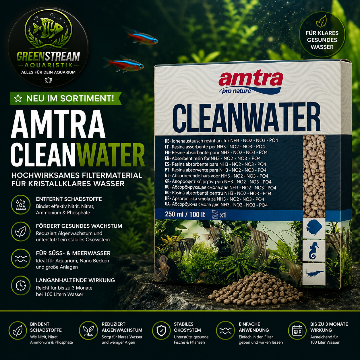 AMTRA CLEANWATER - 250 ml