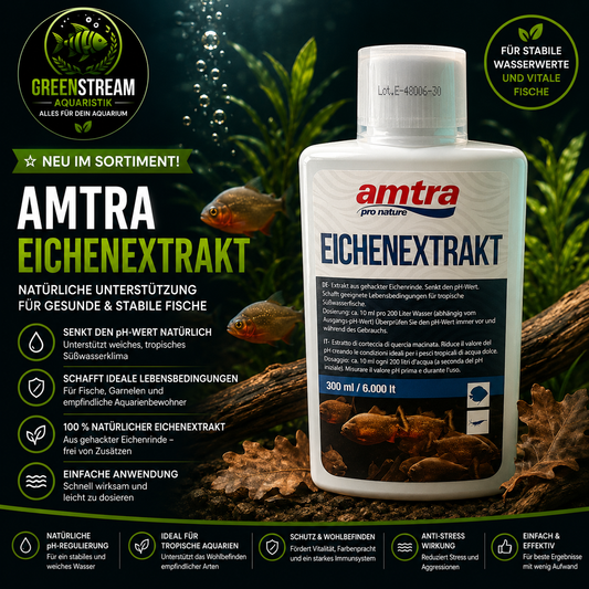 Amtra pro nature eichen extrakt senkt pH-Wert 300ml Süßwasser